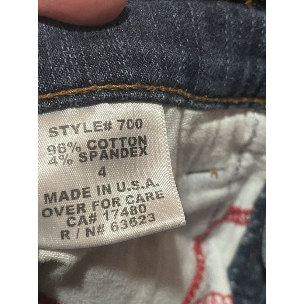 Vintage Y2K NYDJ Tummy Tuck Stretch Bootcut Jeans Size 4 X 30 Made in USA - Picture 7 of 8